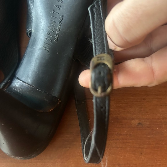 Hispanitas Made in Spain Spanish.3-D floral detail. Leather heels size 39.US 8.5 - Picture 15 of 16